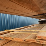 Ca. 16x Douglas Wisselsponning/Halfhoutsrabat, 18x190mm, lengte 400cm